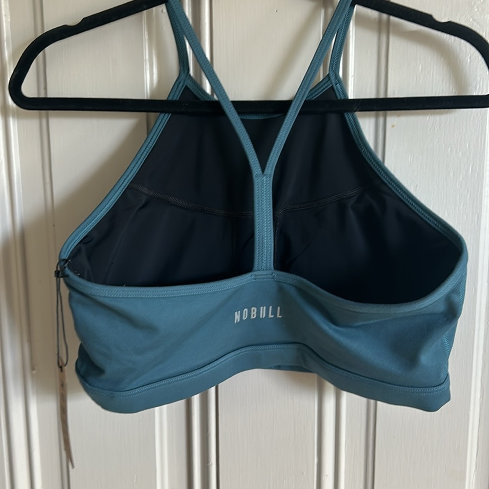 NOBULL Teal Sports Bra size xl - Picture 2 of 3